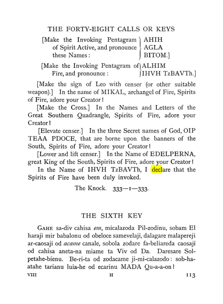 Original scan of The Equinox (Volume I, Number VIII), PDF page 155
