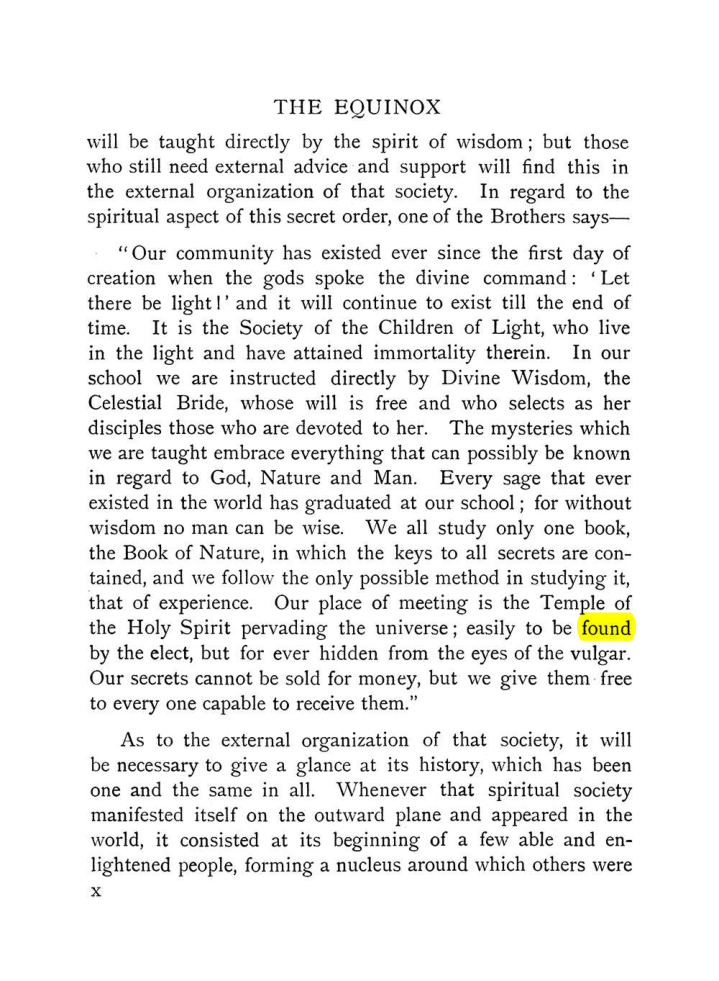 Original scan of The Equinox (Volume I, Number VIII), PDF page 16