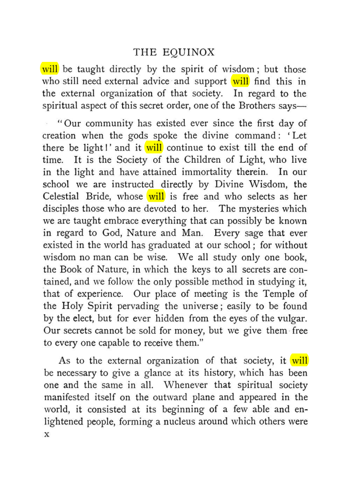 Original scan of The Equinox (Volume I, Number VIII), PDF page 16