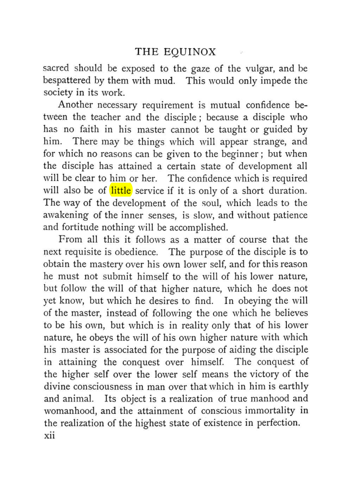 Original scan of The Equinox (Volume I, Number VIII), PDF page 18