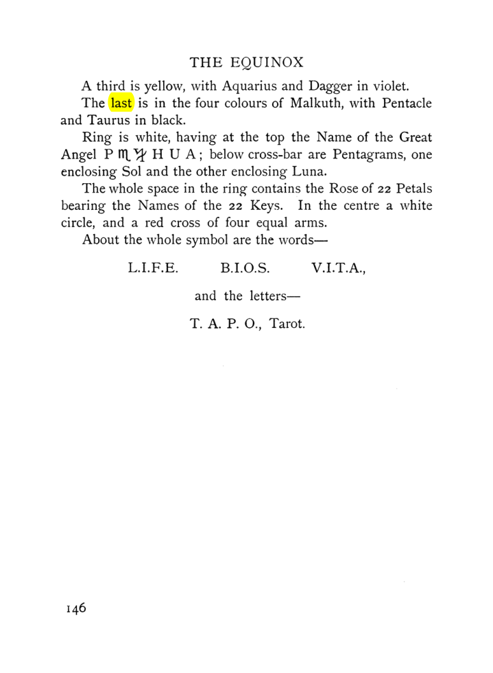 Original scan of The Equinox (Volume I, Number VIII), PDF page 188