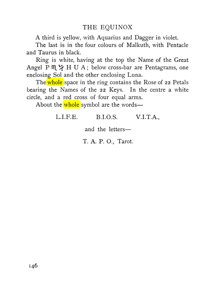 Original scan of The Equinox (Volume I, Number VIII), PDF page 188