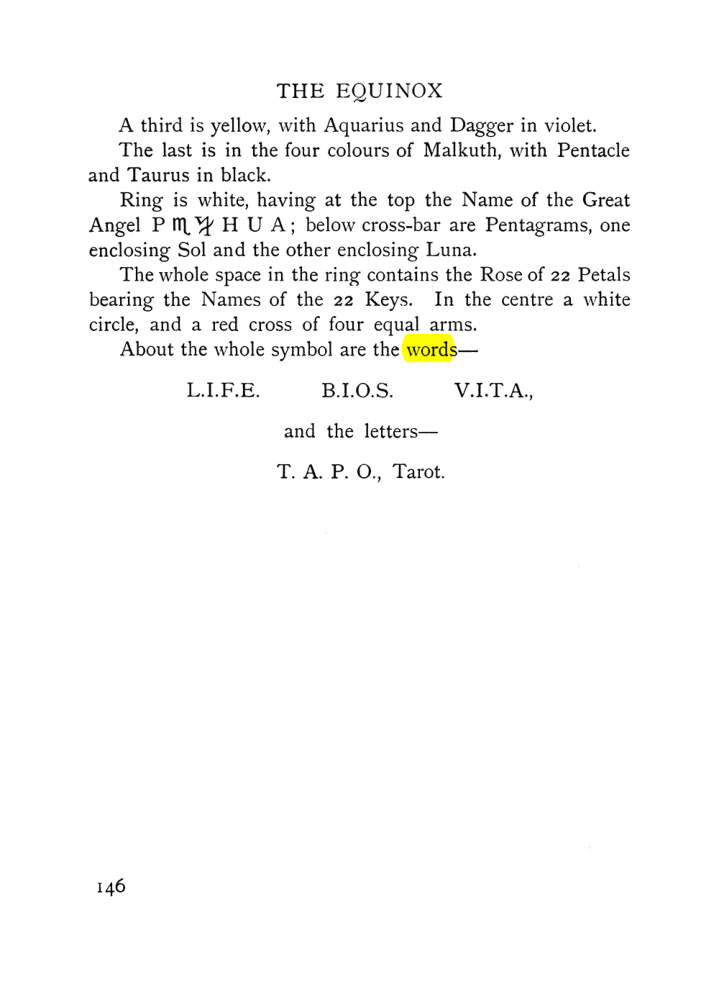 Original scan of The Equinox (Volume I, Number VIII), PDF page 188