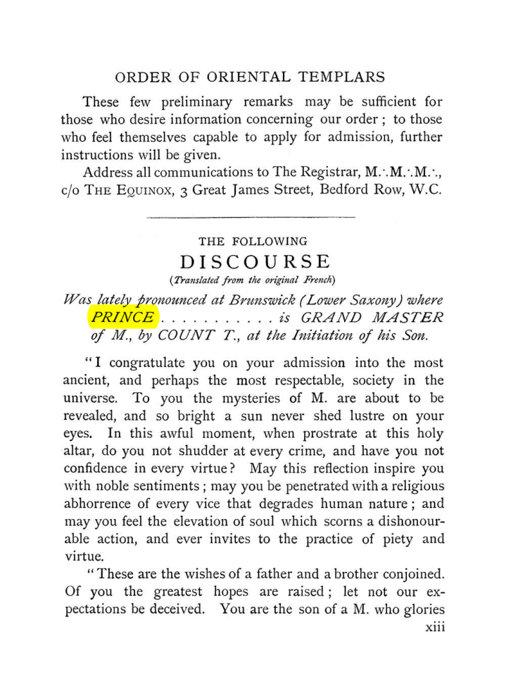 Original scan of The Equinox (Volume I, Number VIII), PDF page 19