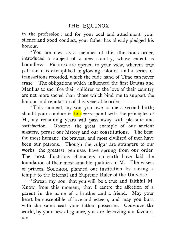 Original scan of The Equinox (Volume I, Number VIII), PDF page 20
