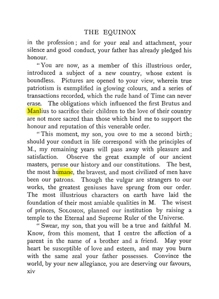 Original scan of The Equinox (Volume I, Number VIII), PDF page 20