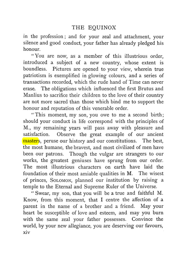 Original scan of The Equinox (Volume I, Number VIII), PDF page 20
