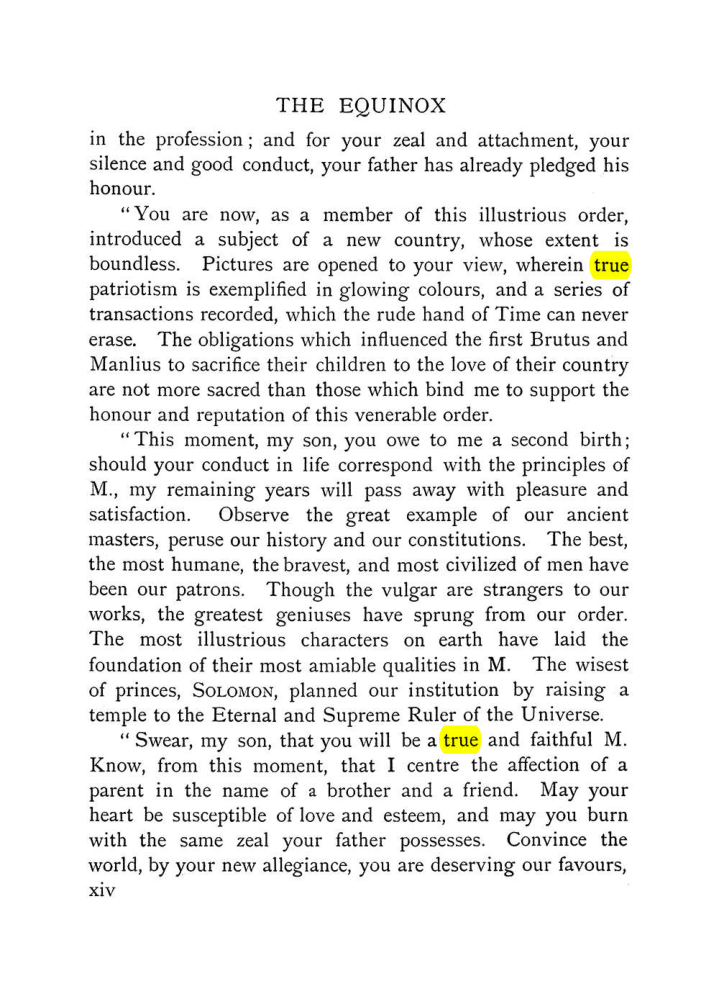 Original scan of The Equinox (Volume I, Number VIII), PDF page 20