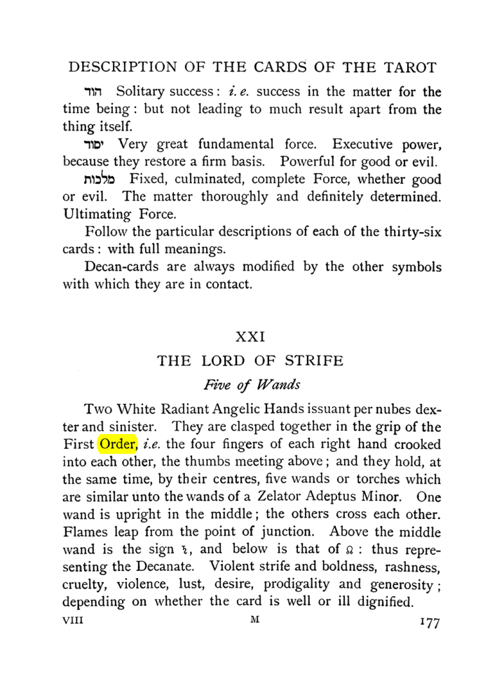 Original scan of The Equinox (Volume I, Number VIII), PDF page 219