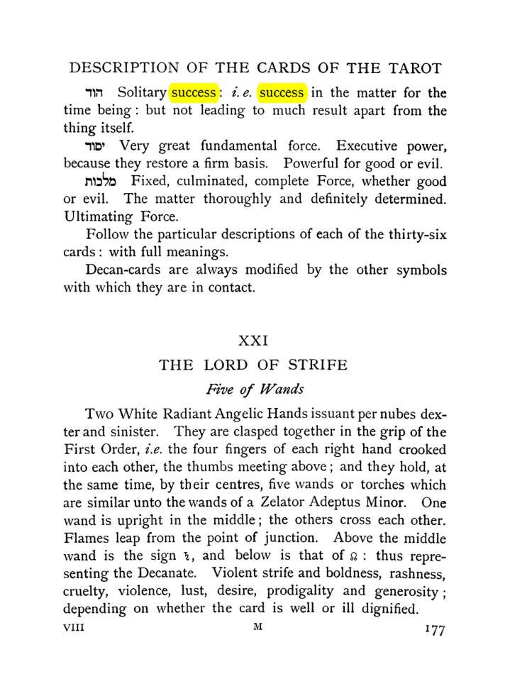 Original scan of The Equinox (Volume I, Number VIII), PDF page 219
