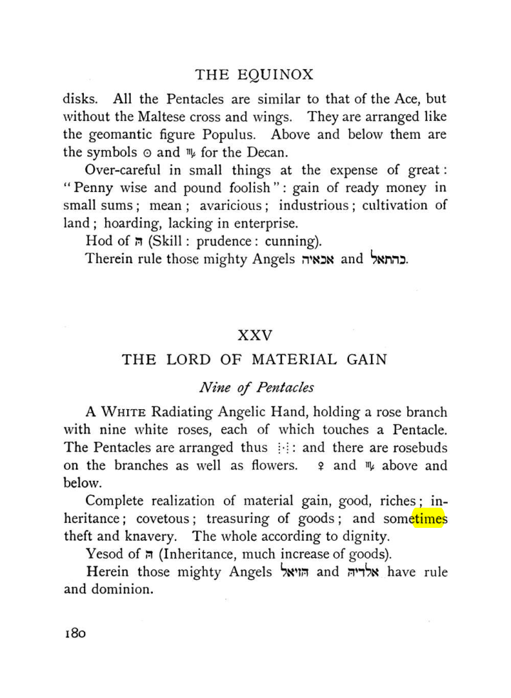 Original scan of The Equinox (Volume I, Number VIII), PDF page 222