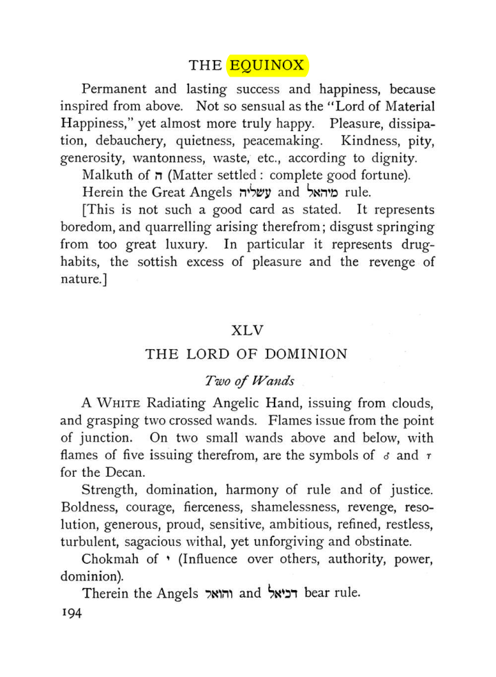 Original scan of The Equinox (Volume I, Number VIII), PDF page 236