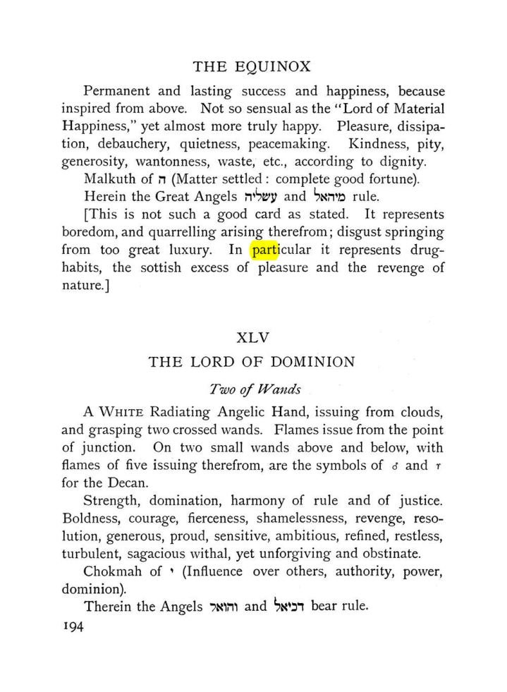 Original scan of The Equinox (Volume I, Number VIII), PDF page 236