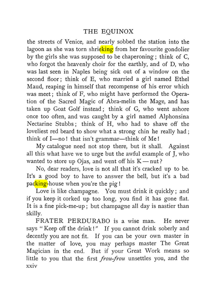 Original scan of The Equinox (Volume I, Number VIII), PDF page 24