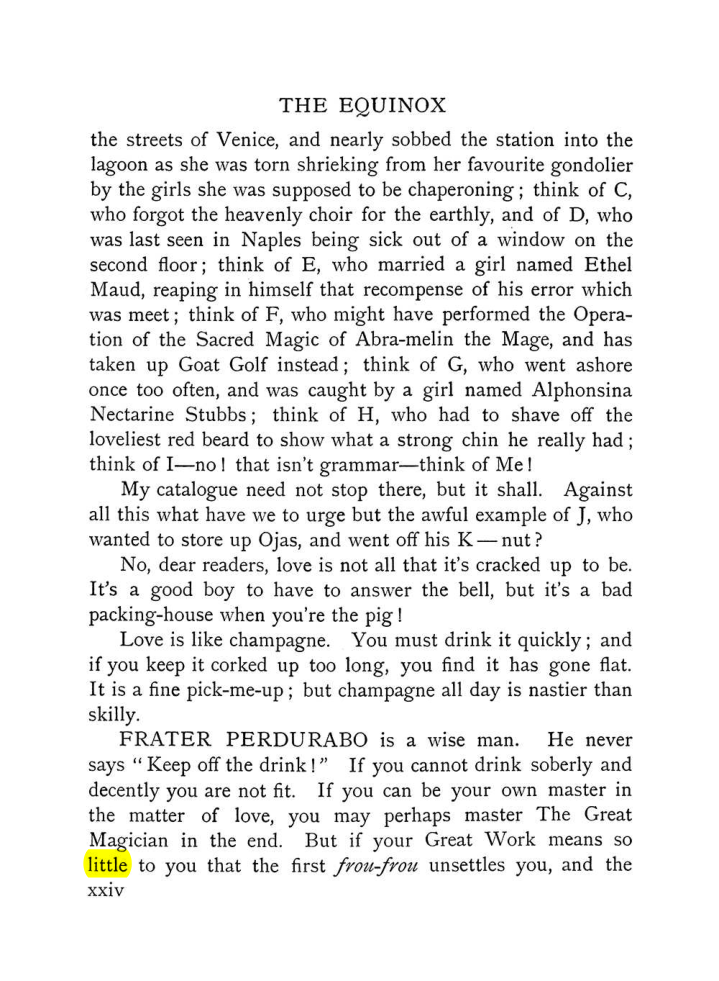 Original scan of The Equinox (Volume I, Number VIII), PDF page 24