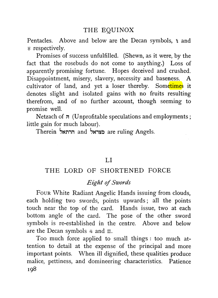 Original scan of The Equinox (Volume I, Number VIII), PDF page 240