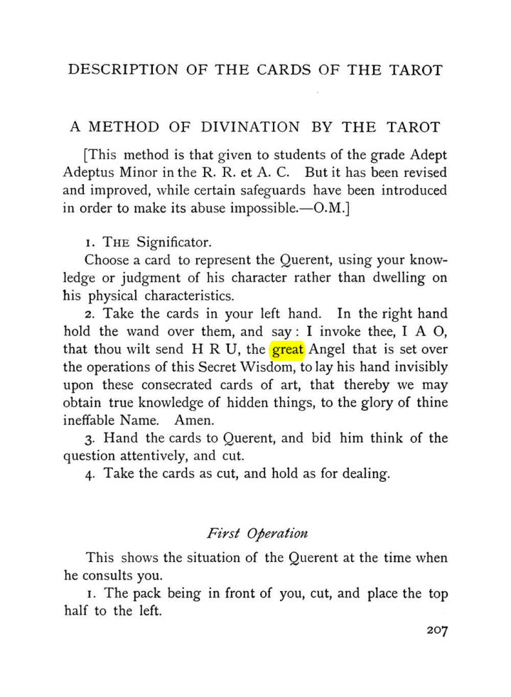 Original scan of The Equinox (Volume I, Number VIII), PDF page 249