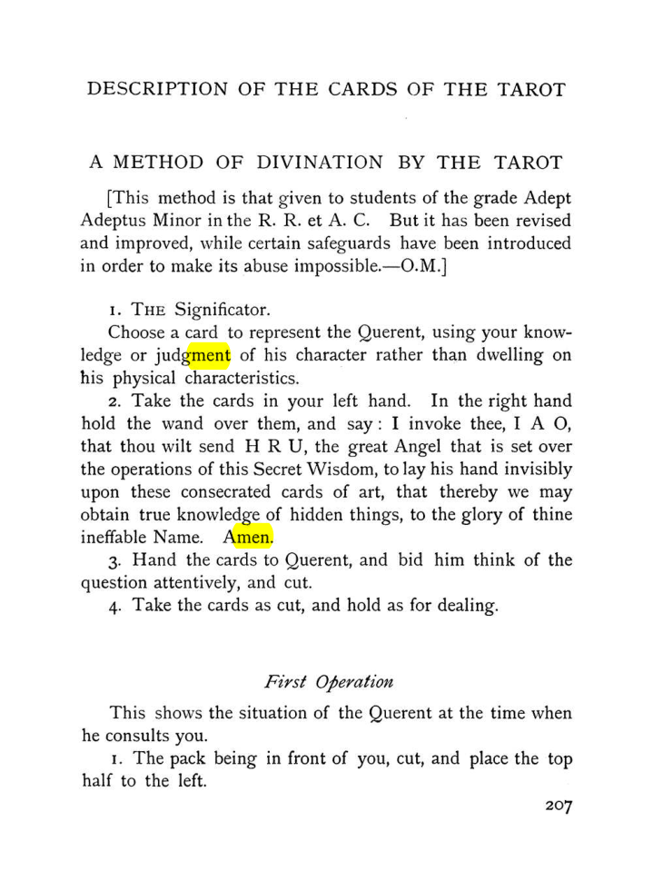 Original scan of The Equinox (Volume I, Number VIII), PDF page 249
