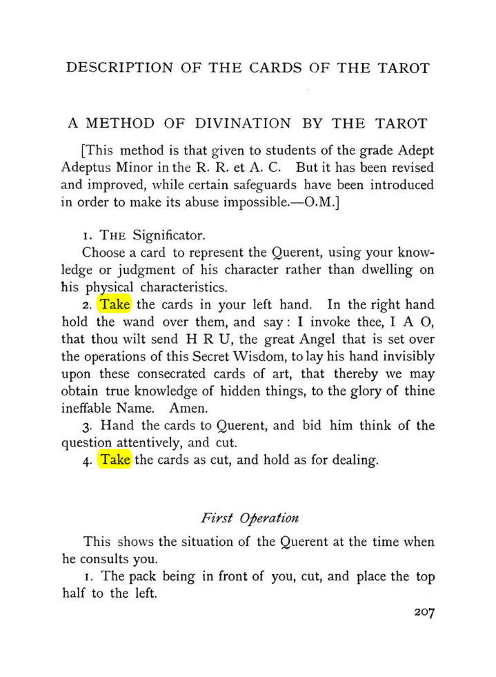 Original scan of The Equinox (Volume I, Number VIII), PDF page 249