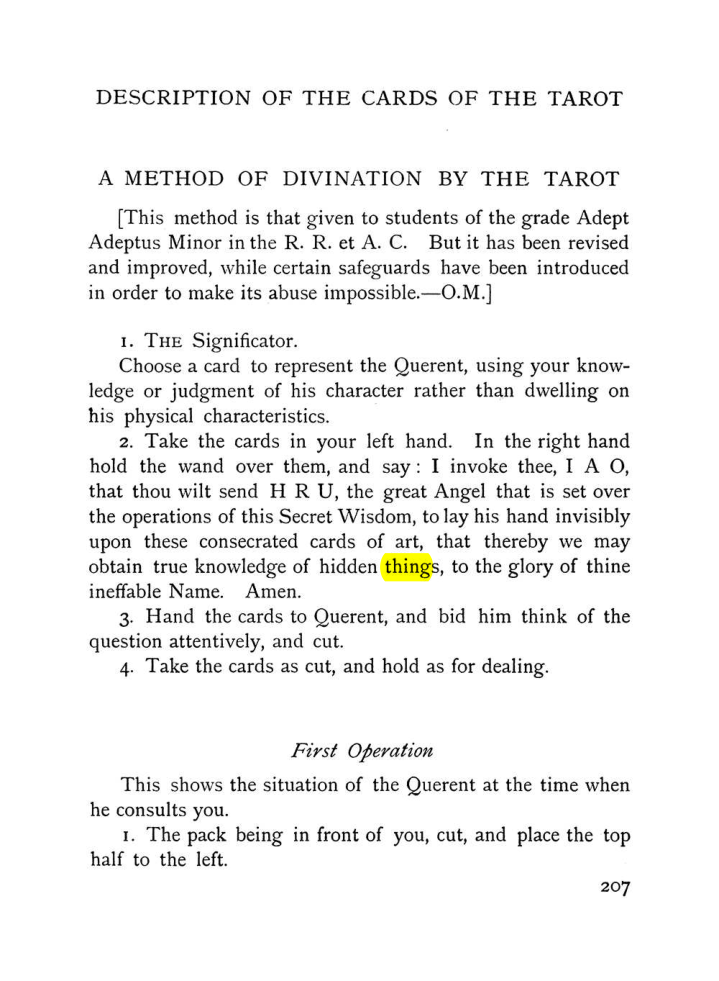 Original scan of The Equinox (Volume I, Number VIII), PDF page 249