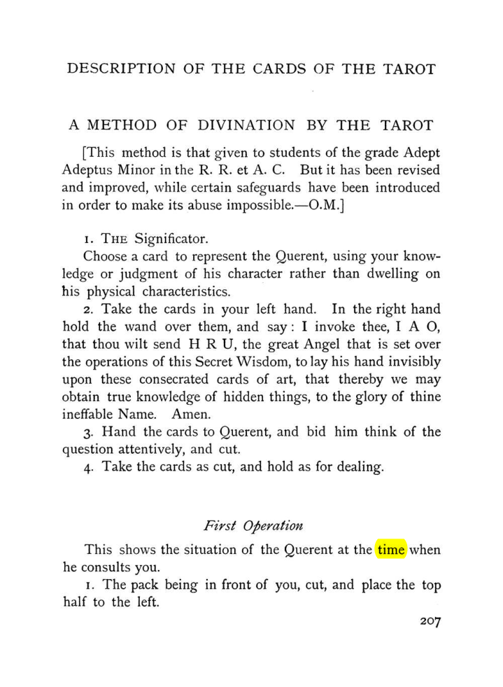 Original scan of The Equinox (Volume I, Number VIII), PDF page 249