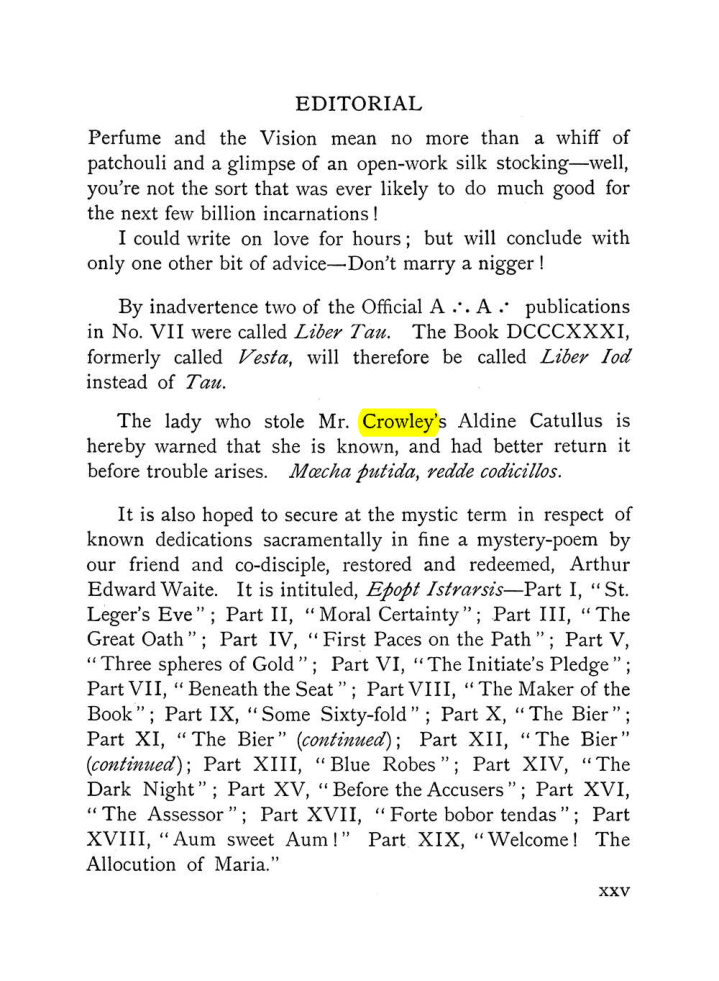 Original scan of The Equinox (Volume I, Number VIII), PDF page 25