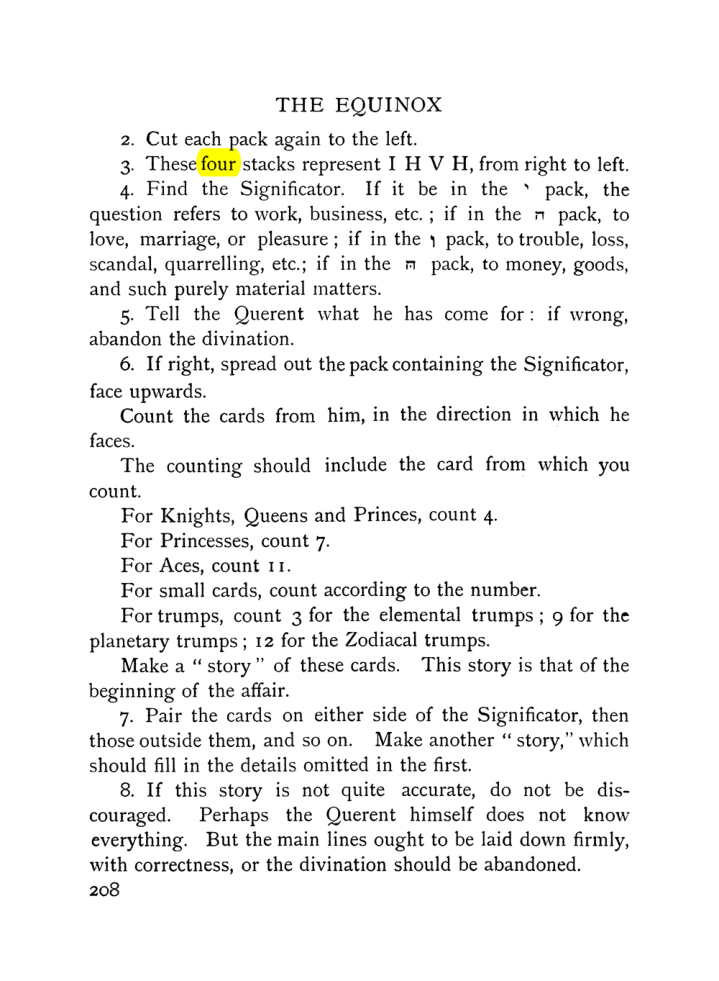 Original scan of The Equinox (Volume I, Number VIII), PDF page 250