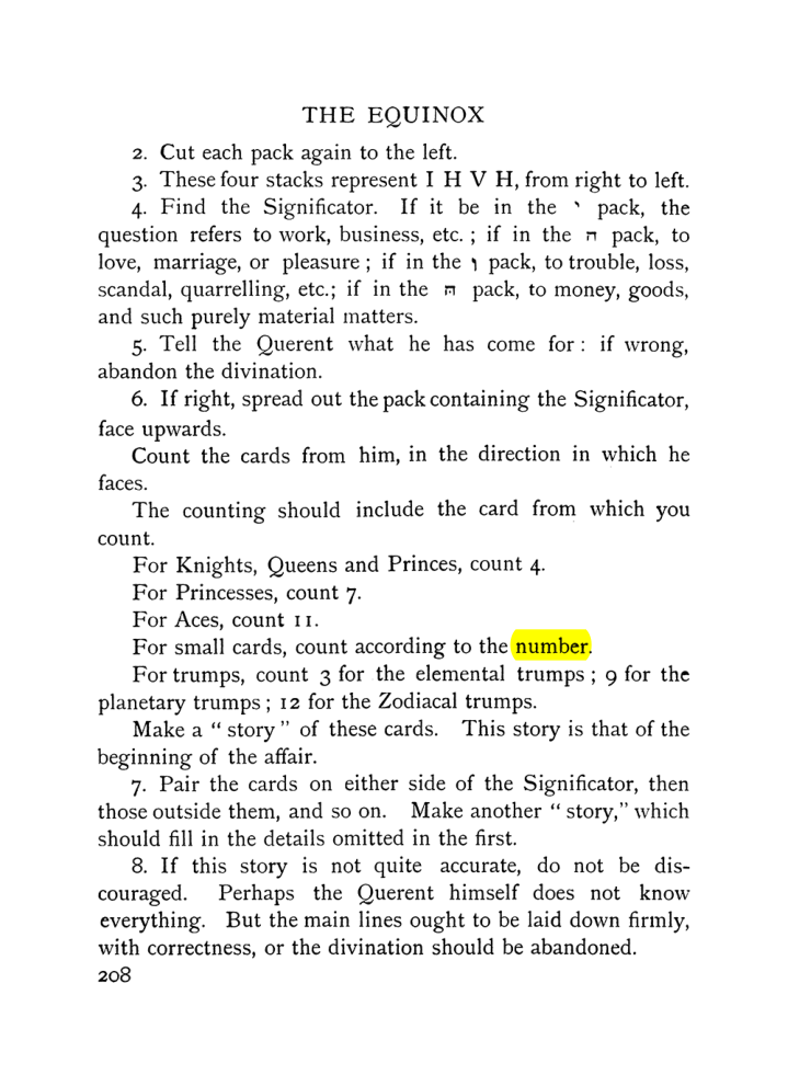 Original scan of The Equinox (Volume I, Number VIII), PDF page 250