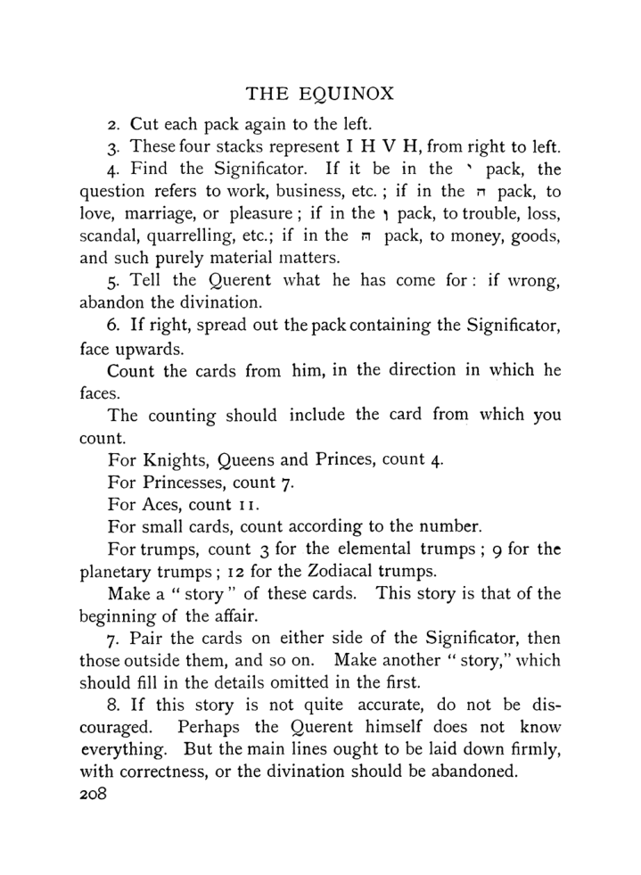 Original scan of The Equinox (Volume I, Number VIII), PDF page 250