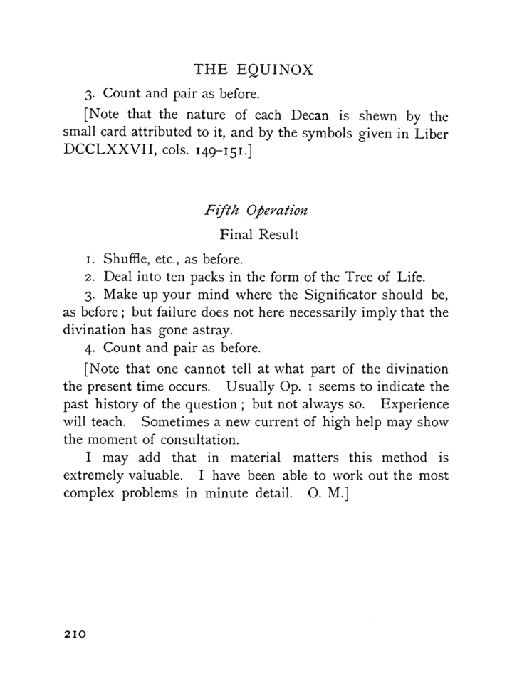 Original scan of The Equinox (Volume I, Number VIII), PDF page 252
