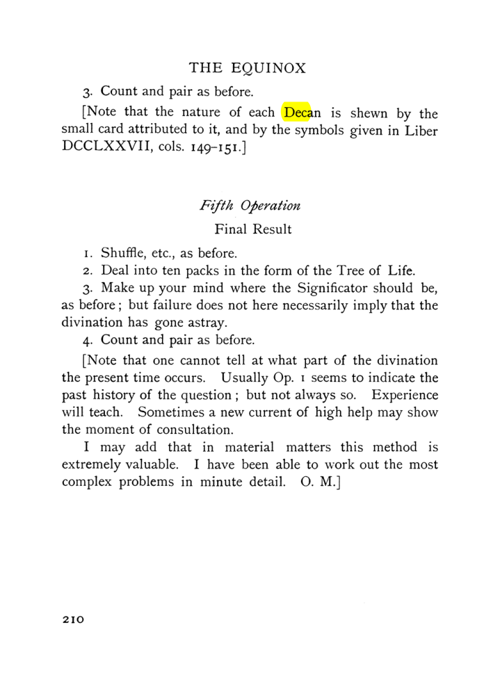 Original scan of The Equinox (Volume I, Number VIII), PDF page 252