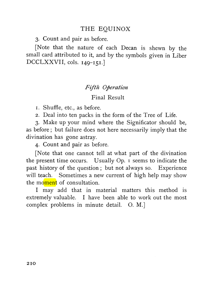 Original scan of The Equinox (Volume I, Number VIII), PDF page 252