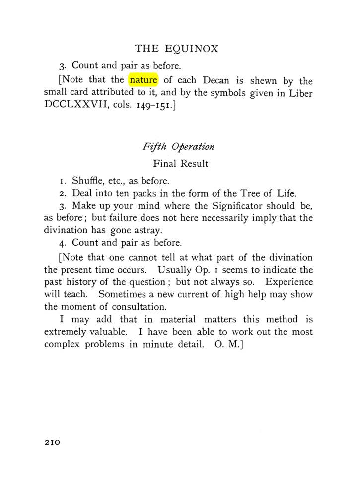 Original scan of The Equinox (Volume I, Number VIII), PDF page 252