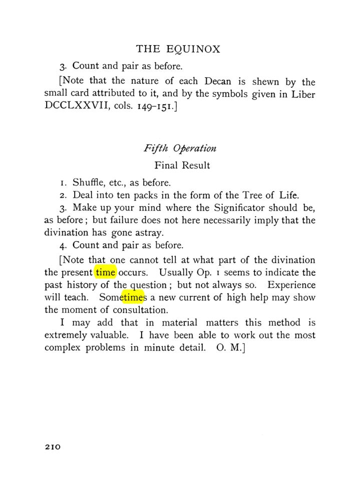 Original scan of The Equinox (Volume I, Number VIII), PDF page 252