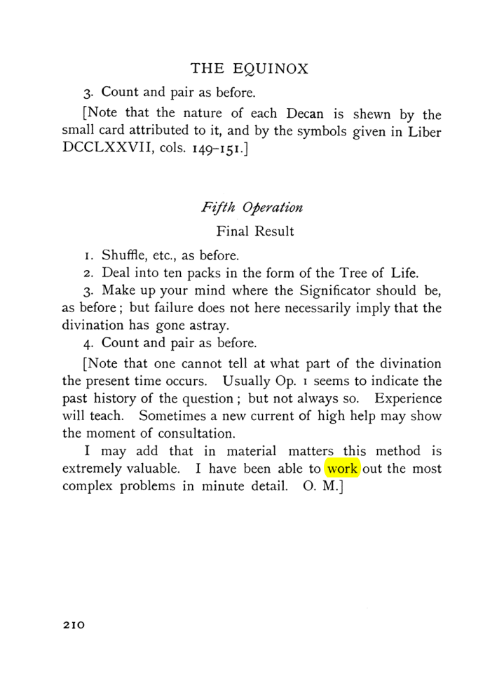 Original scan of The Equinox (Volume I, Number VIII), PDF page 252