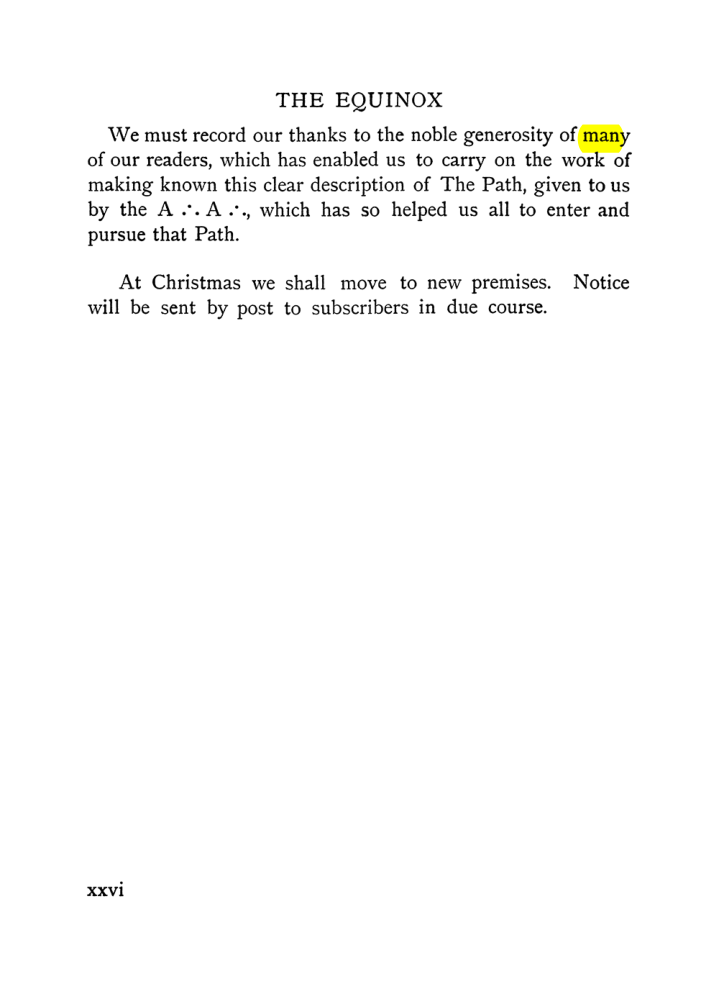 Original scan of The Equinox (Volume I, Number VIII), PDF page 26