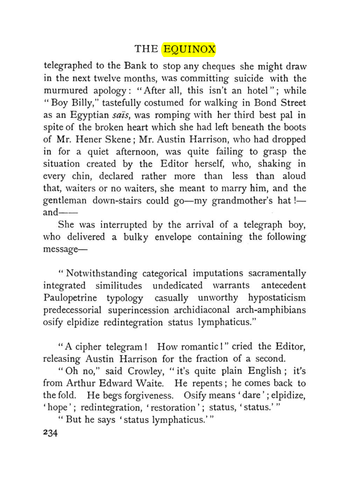 Original scan of The Equinox (Volume I, Number VIII), PDF page 276