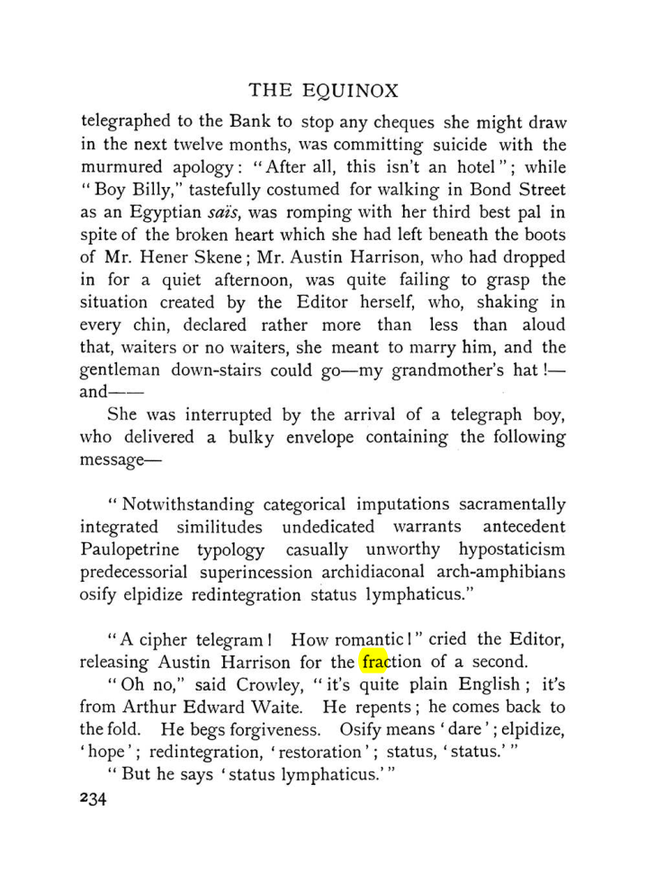 Original scan of The Equinox (Volume I, Number VIII), PDF page 276