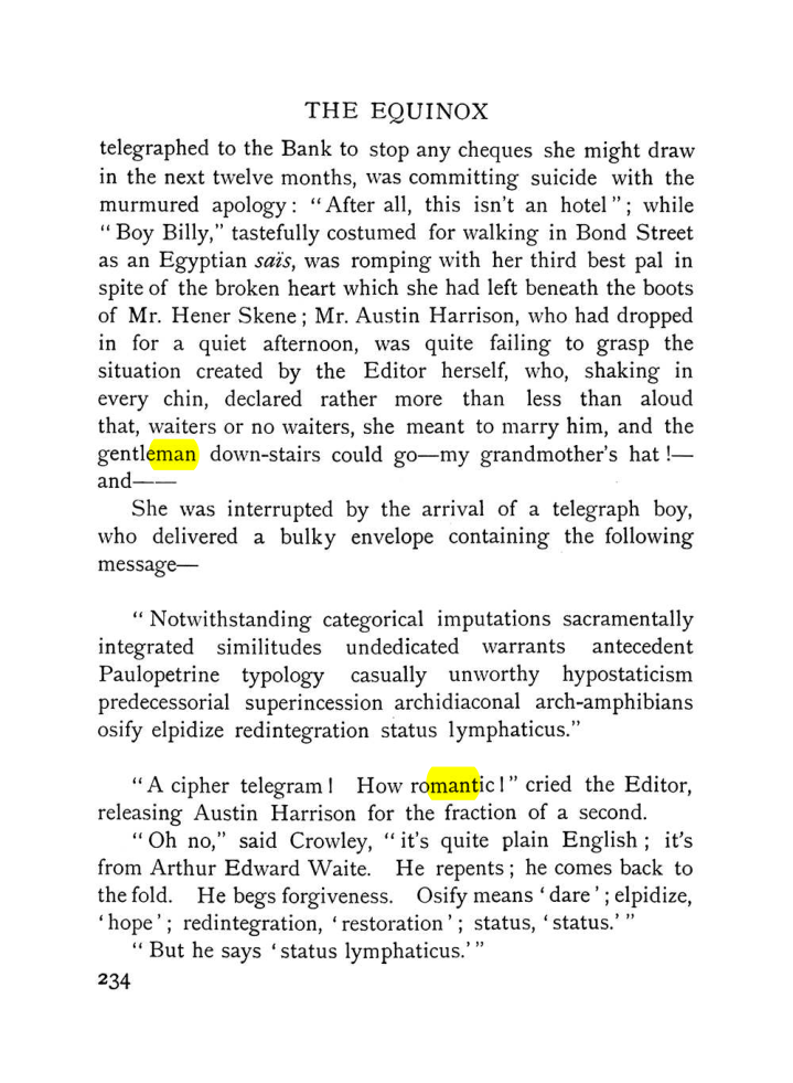Original scan of The Equinox (Volume I, Number VIII), PDF page 276