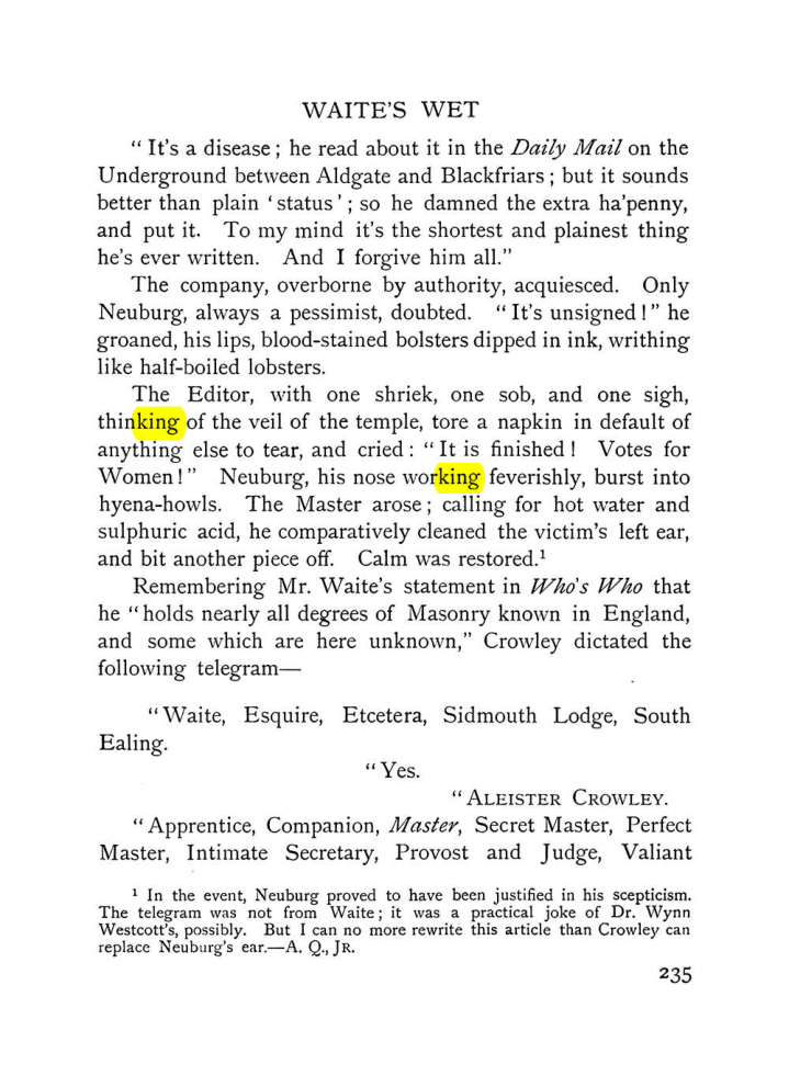 Original scan of The Equinox (Volume I, Number VIII), PDF page 277