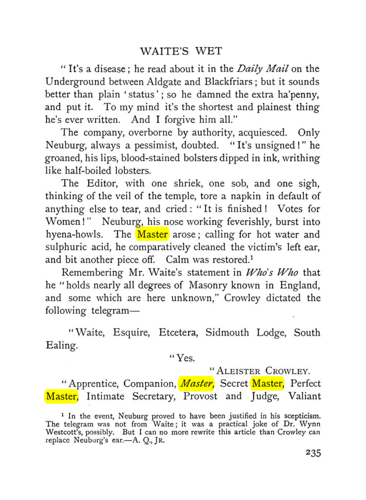 Original scan of The Equinox (Volume I, Number VIII), PDF page 277