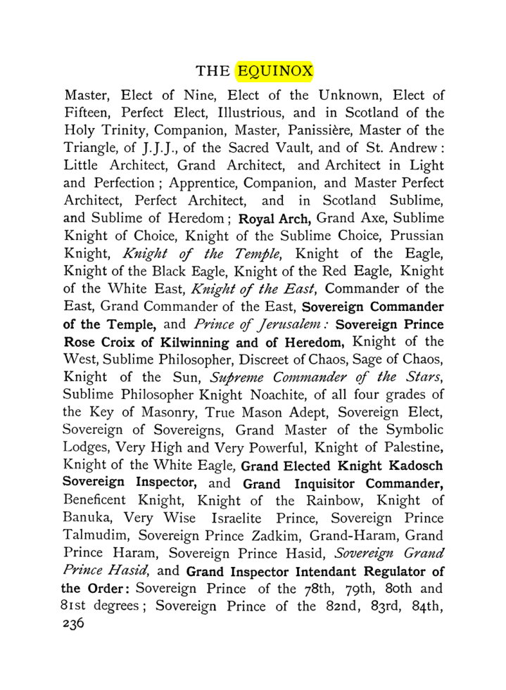 Original scan of The Equinox (Volume I, Number VIII), PDF page 278