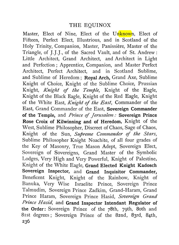Original scan of The Equinox (Volume I, Number VIII), PDF page 278