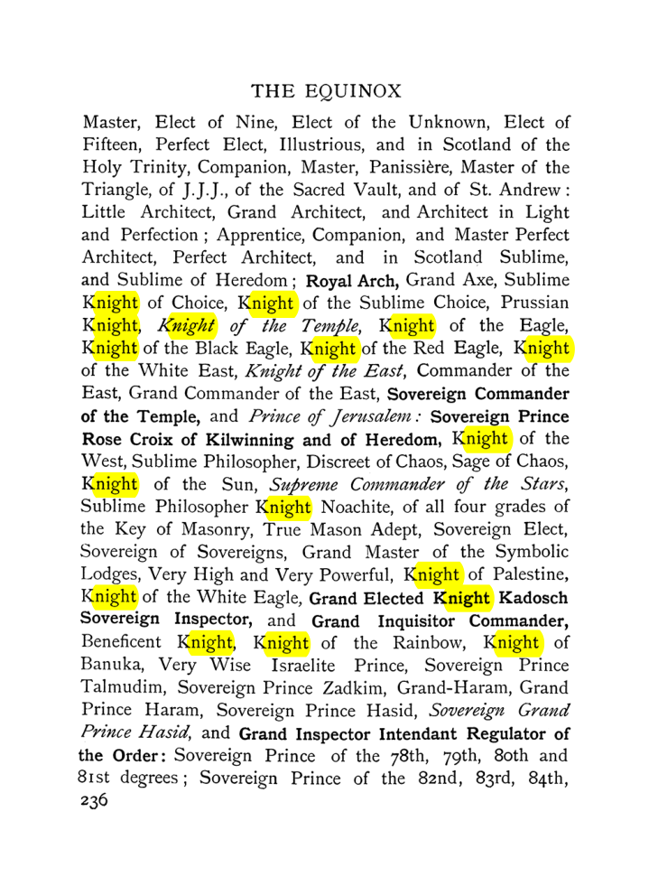Original scan of The Equinox (Volume I, Number VIII), PDF page 278