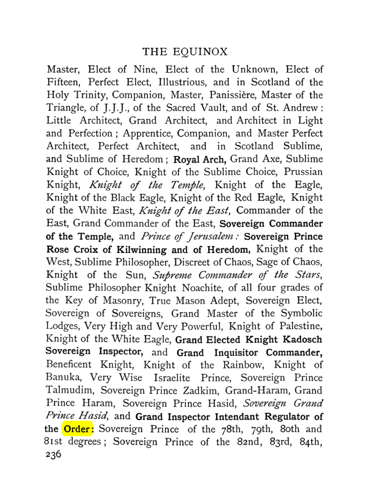 Original scan of The Equinox (Volume I, Number VIII), PDF page 278