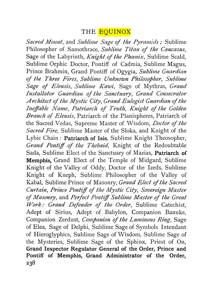 Original scan of The Equinox (Volume I, Number VIII), PDF page 280