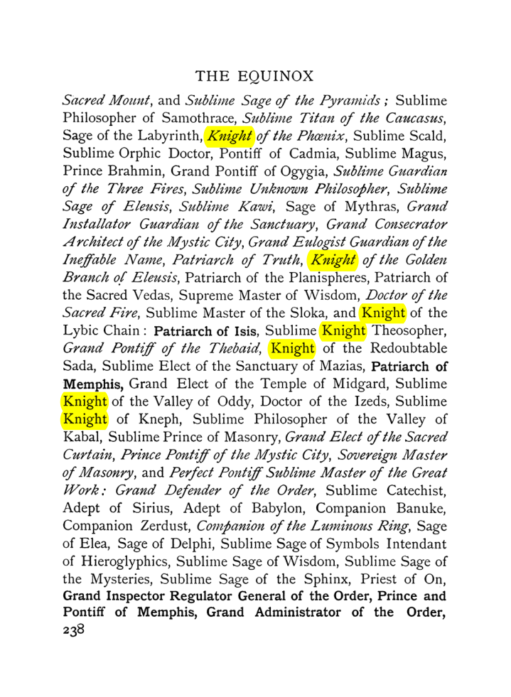 Original scan of The Equinox (Volume I, Number VIII), PDF page 280