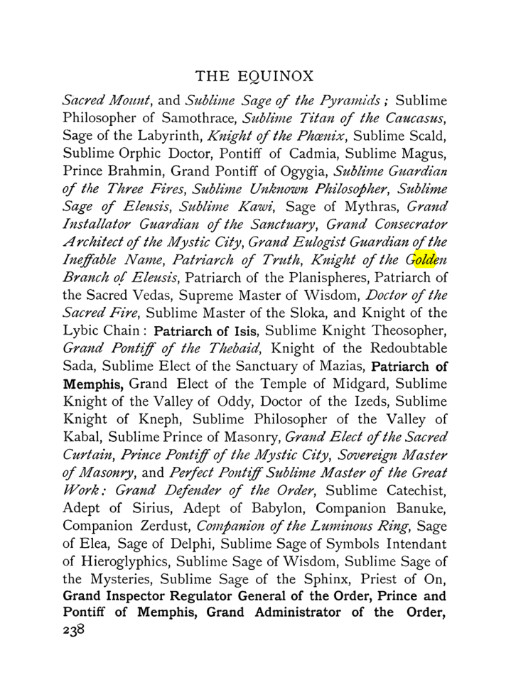 Original scan of The Equinox (Volume I, Number VIII), PDF page 280