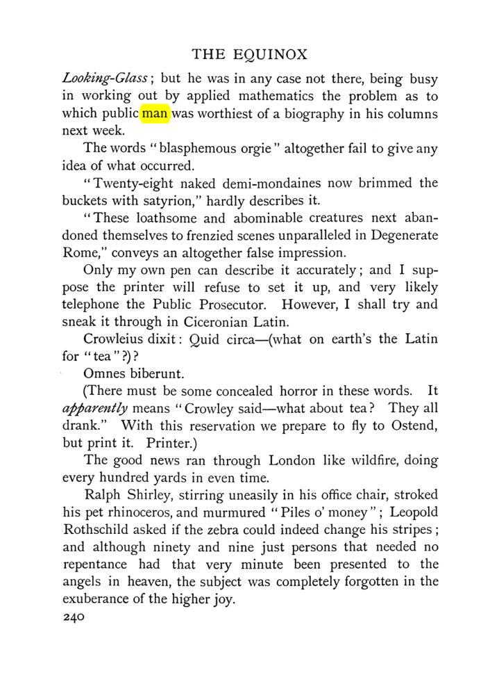 Original scan of The Equinox (Volume I, Number VIII), PDF page 282