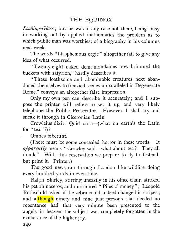 Original scan of The Equinox (Volume I, Number VIII), PDF page 282